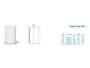 Imagen de CONEXION 40MM CUPLA LISA PVC CEMENTADO